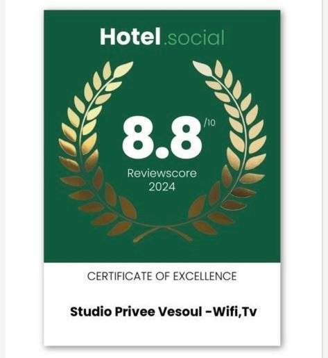 Studio privée Vesoul -Wifi Esterno foto